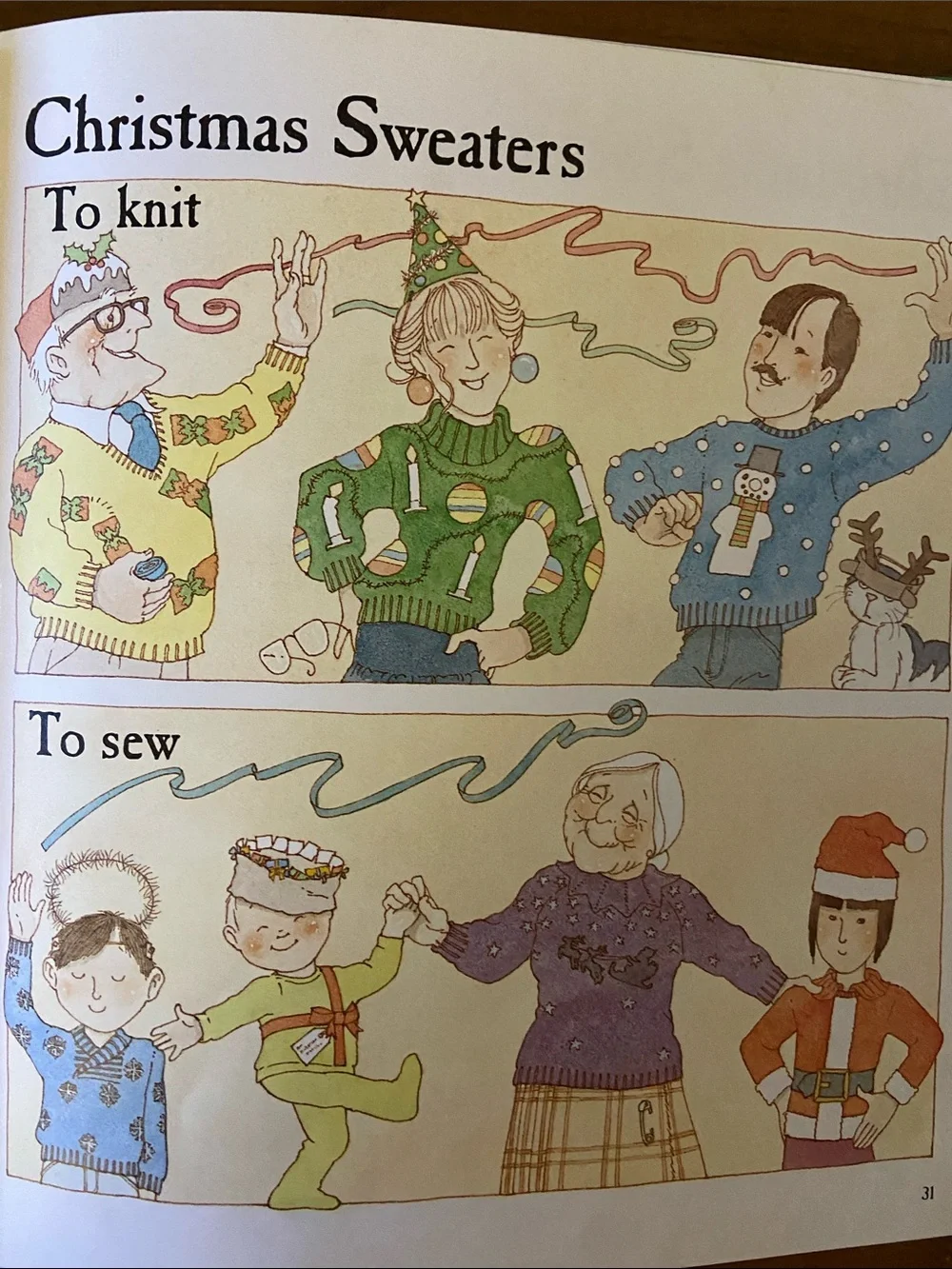 Vintage christmas handbook